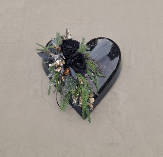 Smútočná ikebana Srdce
